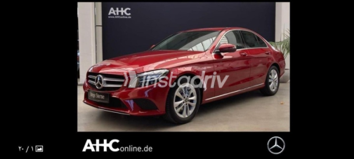 Mercedes C 180 2021 Red Automatic Used for Sale in Alexandria - 3
