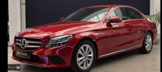 Mercedes C 180 2021 Red Automatic Used for Sale in Alexandria