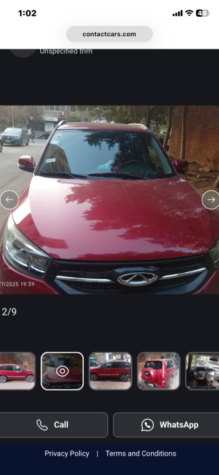 Speranza Tiggo 2024 White Automatic Used for Sale in Greater Cairo ( Cairo + Giza)