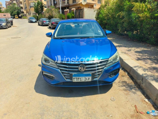MG 5 2020 Blue Automatic Used for Sale in Sheikh Zayed City - 2