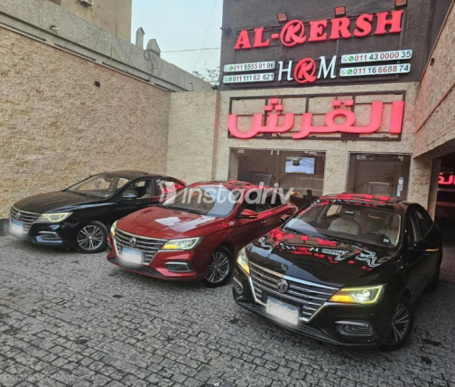 ام جى 5 2021 أسود أوتوماتيك مستعملة للبيع في مدينة نصر - 3