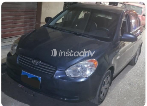 Hyundai Accent 2010 Dark Gray Manual Used for Sale in Asyut - 5