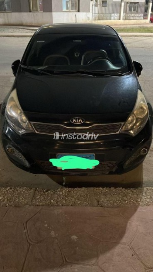 Kia Rio 2015 Black Automatic Used for Sale in Cairo - 1