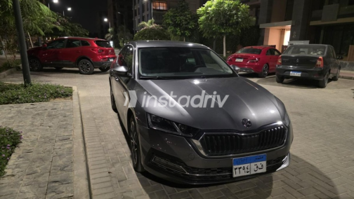 Skoda Octavia 2022 Gray Automatic Used for Sale in Maadi - 3