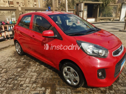 Kia Picanto 2017 Red Automatic Used for Sale in Cairo - 2