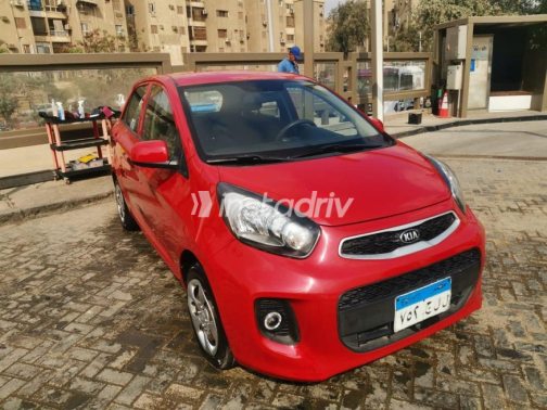 Kia Picanto 2017 Red Automatic Used for Sale in Cairo - 3
