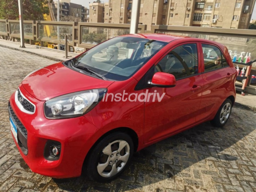 Kia Picanto 2017 Red Automatic Used for Sale in Cairo - 4