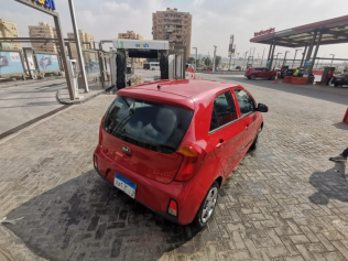 Kia Picanto 2017 Red Automatic Used for Sale in Cairo