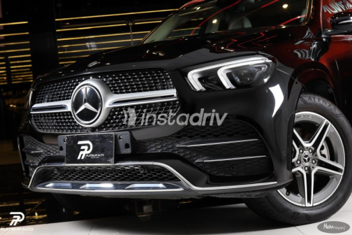 Mercedes GLE 450 2021 Black Automatic Used for Sale in Sheikh Zayed City - 3