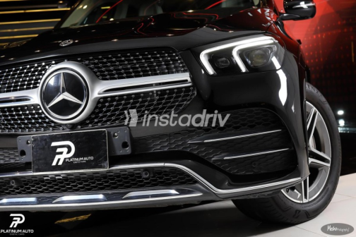 Mercedes GLE 450 2021 Black Automatic Used for Sale in Sheikh Zayed City - 4