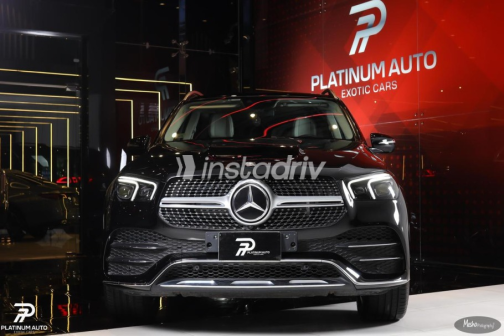 Mercedes GLE 450 2021 Black Automatic Used for Sale in Sheikh Zayed City - 7