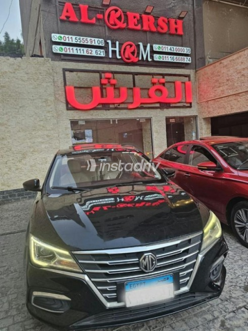 ام جى 5 2022 أسود أوتوماتيك مستعملة للبيع في مدينة نصر - 1