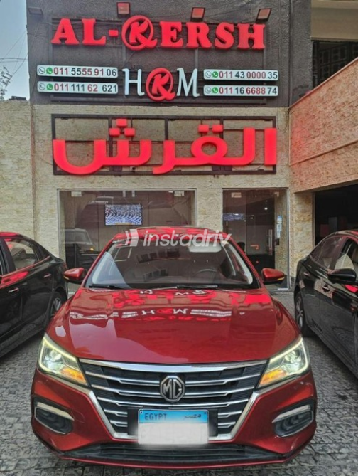 ام جى 5 2022 أحمر أوتوماتيك مستعملة للبيع في مصر الجديدة - 2