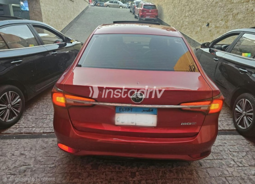 ام جى 5 2022 أحمر أوتوماتيك مستعملة للبيع في مصر الجديدة - 9