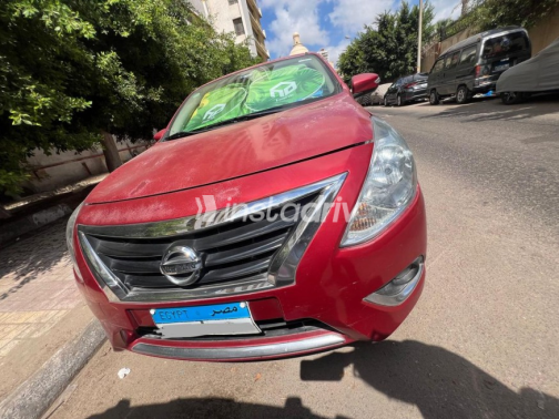 Nissan Sunny 2021 Dark Red Automatic Used for Sale in Waboor Elmayah - 1