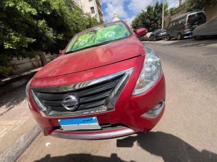 Nissan Sunny 2021 Dark Red Automatic Used for Sale in Waboor Elmayah
