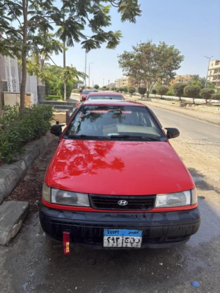 Hyundai Excel 1997 Red Manual Used for Sale in Cairo