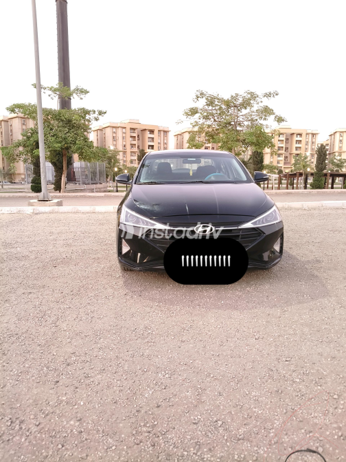 Hyundai Elantra AD 2019 Black Automatic Used for Sale in Greater Cairo ( Cairo + Giza) - 10