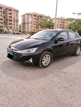 Hyundai Elantra AD 2019 Black Automatic Used for Sale in Greater Cairo ( Cairo + Giza)