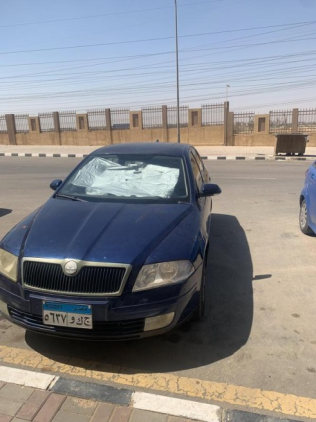 Skoda Octavia A5 2007 Dark Blue Automatic Used for Sale in 6 October