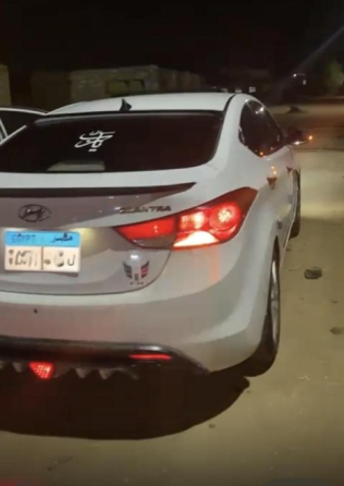 Hyundai Elantra 2012 White Automatic Used for Sale in Zagazig