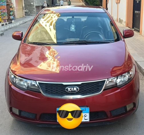 Kia Cerato 2011 Burgundy Automatic Used for Sale in Alexandria - 1