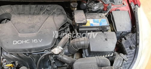 هيونداي إلنترا ام دى 2012 أحمر غامق أوتوماتيك مستعملة للبيع في القليوبية‎‎ - 6