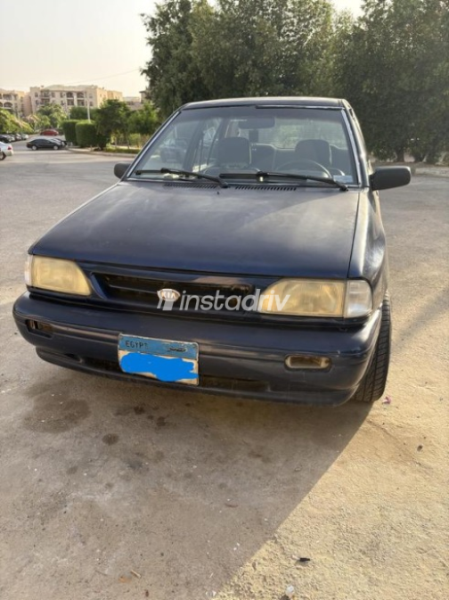 Kia Pride 2002 Dark Blue Automatic Used for Sale in Al Shorouk - 4