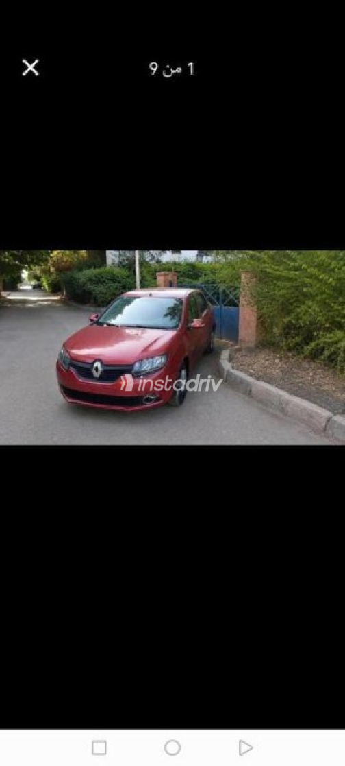 Renault Logan 2016 Dark Red Automatic Used for Sale in Cairo - 3