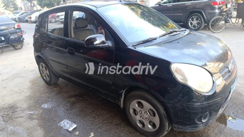Kia Picanto 2010 Black Manual Used for Sale in Greater Cairo ( Cairo + Giza) - 3