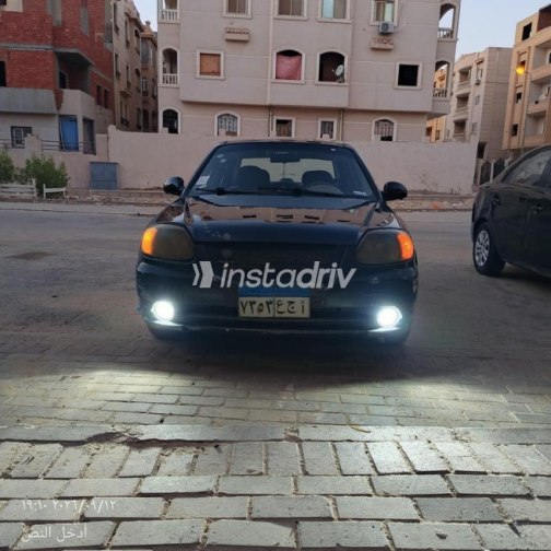 Hyundai Verna 2010 Black Automatic Used for Sale in Cairo - 1