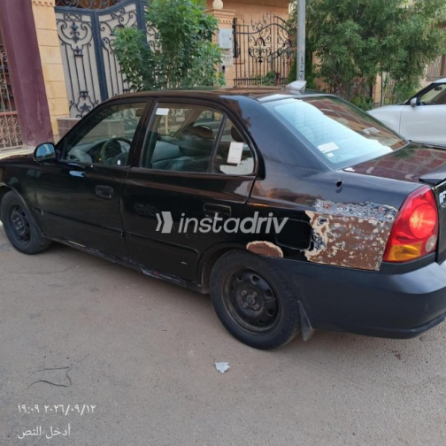 Hyundai Verna 2010 Black Automatic Used for Sale in Cairo - 2
