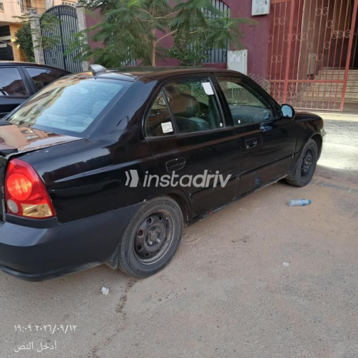 Hyundai Verna 2010 Black Automatic Used for Sale in Cairo - 3