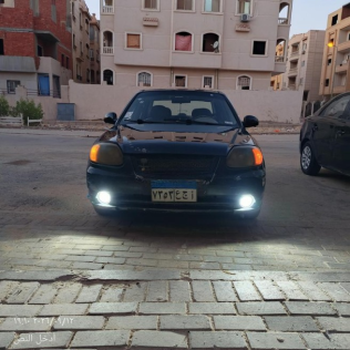 Hyundai Verna 2010 Black Automatic Used for Sale in Cairo