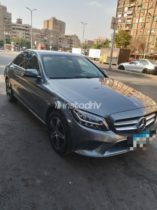 Mercedes C 180 2020 Gray Automatic Used for Sale in Heliopolis - 1