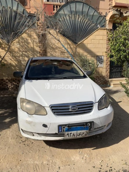 Byd F3 2015 White Manual Used for Sale in Badr City - 2
