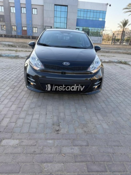 Kia Rio 2015 Black Automatic Used for Sale in Suez  - 2