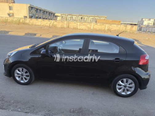 Kia Rio 2015 Black Automatic Used for Sale in Suez  - 3