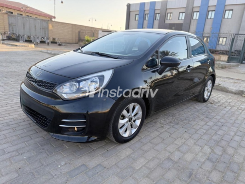 Kia Rio 2015 Black Automatic Used for Sale in Suez  - 7
