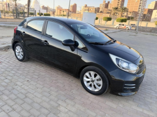 Kia Rio 2015 Black Automatic Used for Sale in Suez 