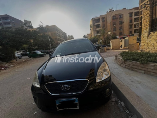 Kia Carens 2012 Black Automatic Used for Sale in Mokattam - 1