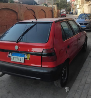 سكودا فيليشيا 1997 أحمر يدوي مستعملة للبيع في المنوفية