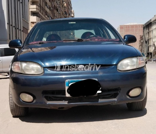 هيونداي اكسنت 1999 أزرق أوتوماتيك مستعملة للبيع في القاهرة - 3