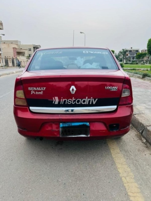 Renault Logan 2013 Dark Red Automatic Used for Sale in Nasr city - 2
