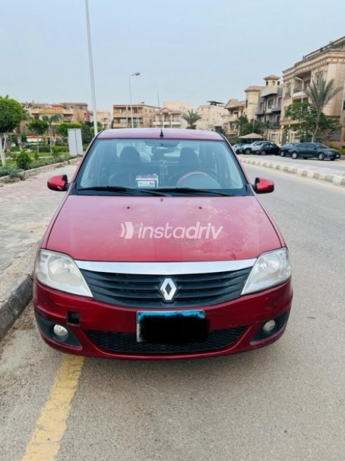 Renault Logan 2013 Dark Red Automatic Used for Sale in Nasr city - 3