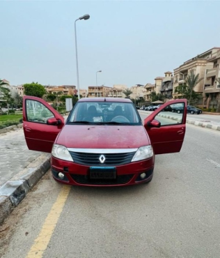 Renault Logan 2013 Dark Red Automatic Used for Sale in Nasr city