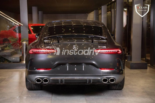 Mercedes GT 43 2022 Gray Automatic Used for Sale in Sheikh Zayed City - 4