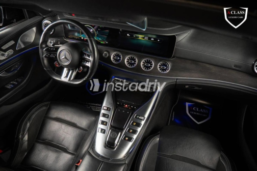 Mercedes GT 43 2022 Gray Automatic Used for Sale in Sheikh Zayed City - 7
