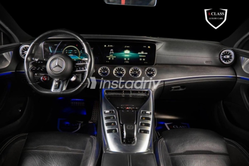 Mercedes GT 43 2022 Gray Automatic Used for Sale in Sheikh Zayed City - 8