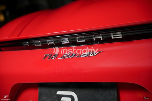 Porsche Boxster 2021 Red Automatic Used for Sale in Sheikh Zayed City - 8